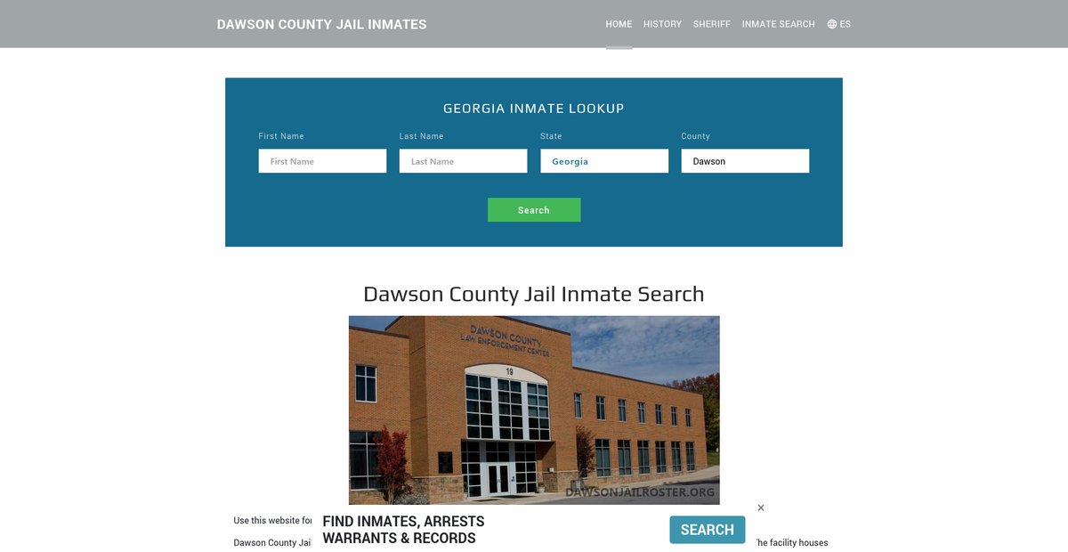 Preview of dawsonjailroster.org