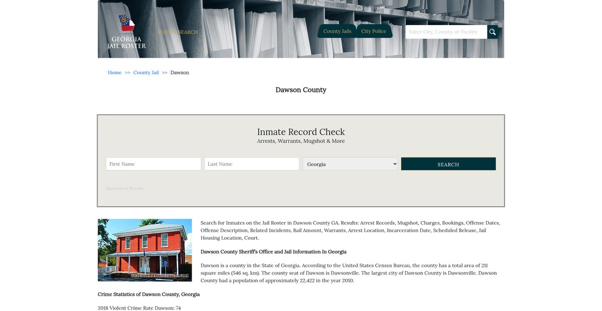 Preview of georgiajailroster.com