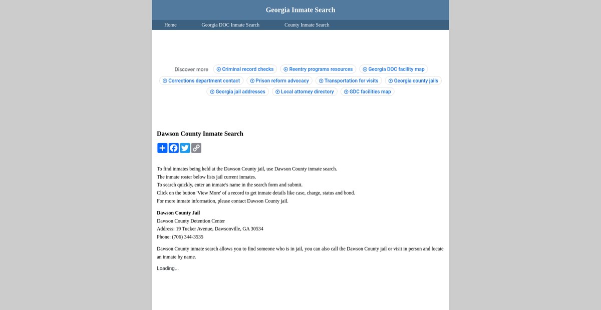 Preview of inmatesearchgeorgia.org