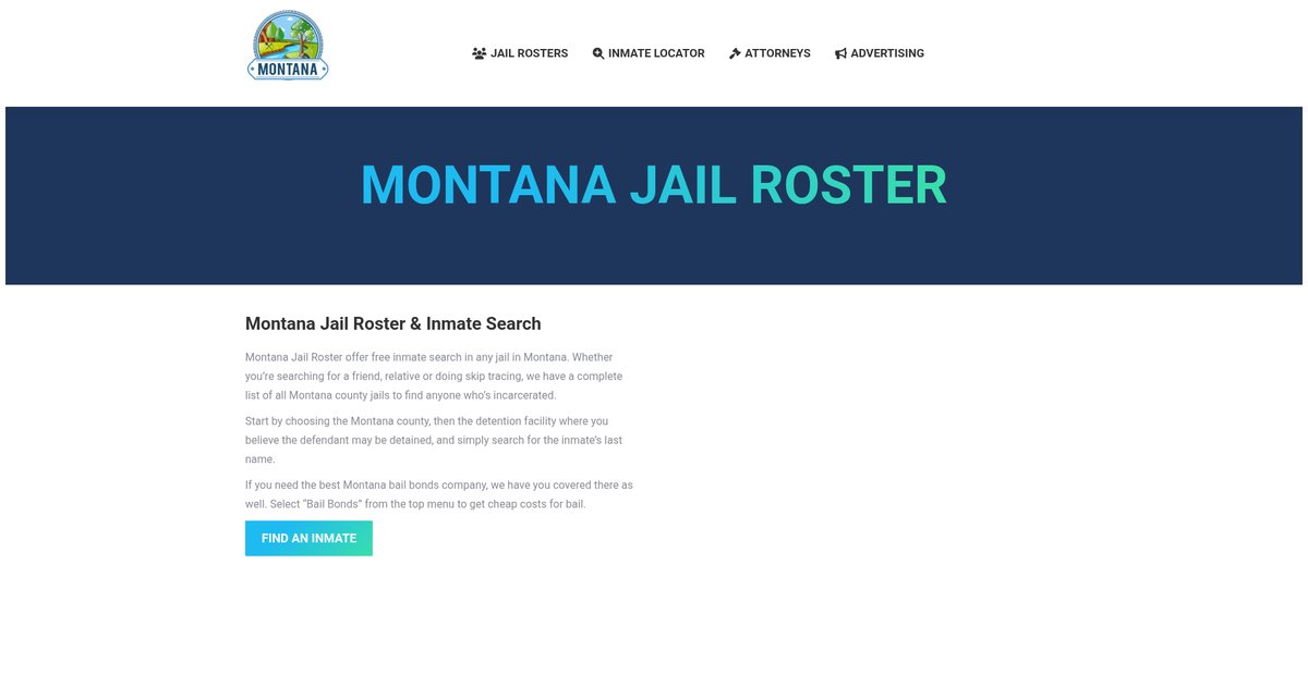 Preview of montanajailroster.com