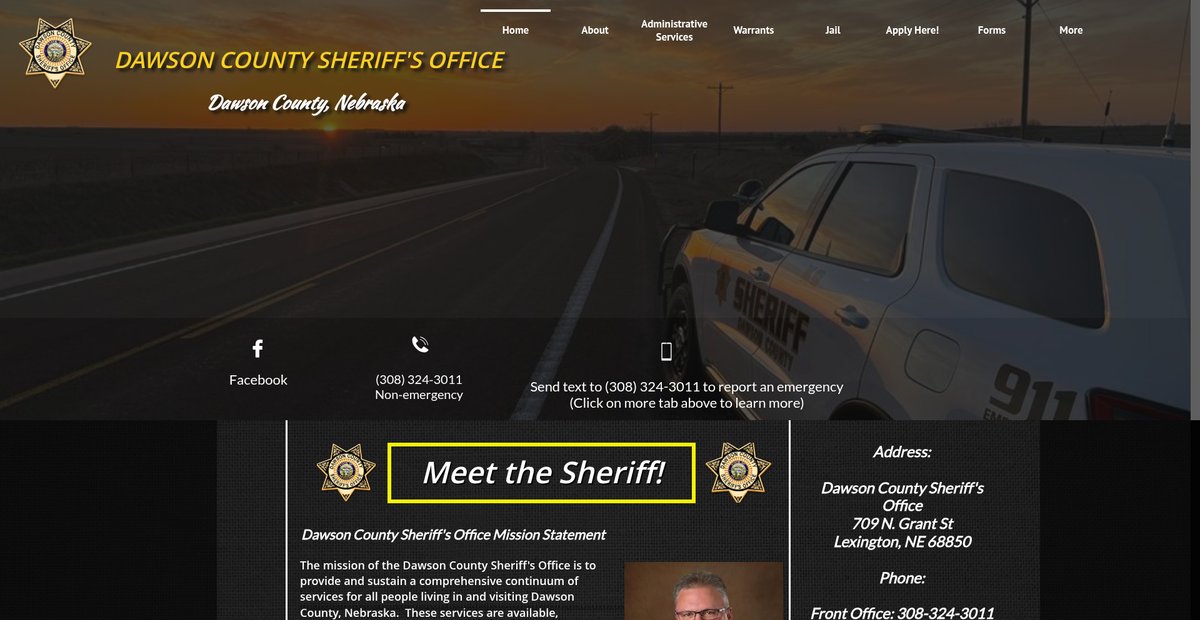 Preview of dawsoncountysheriffne.com