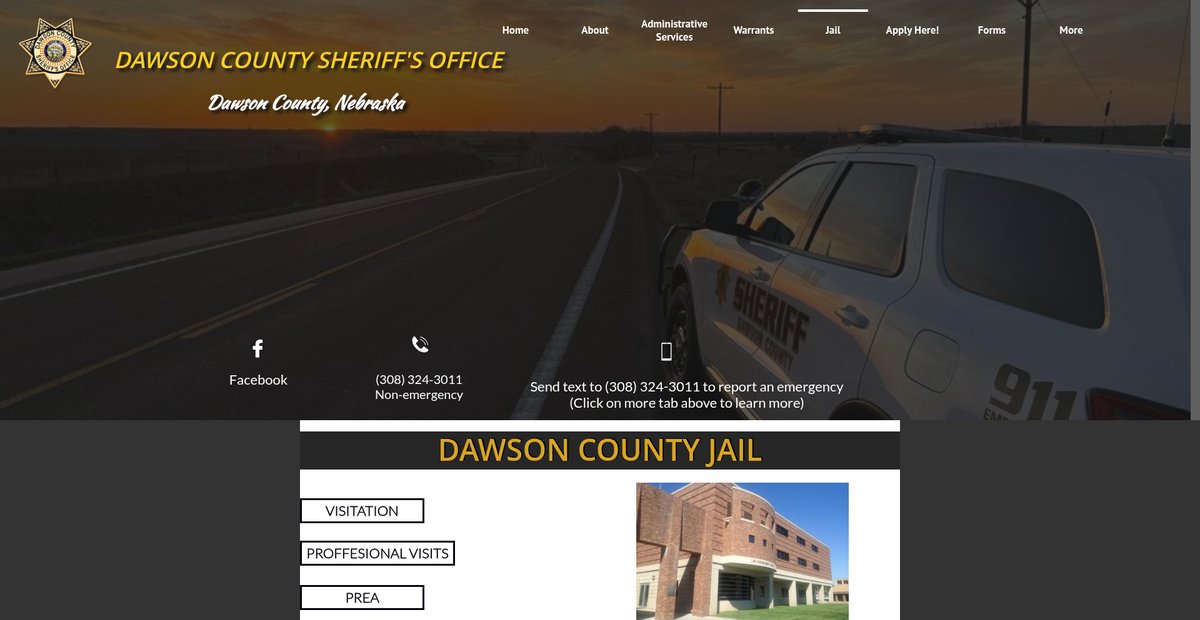 Preview of dawsoncountysheriffne.com