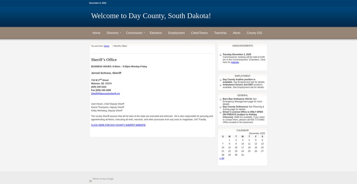 Preview of day.sdcounties.org