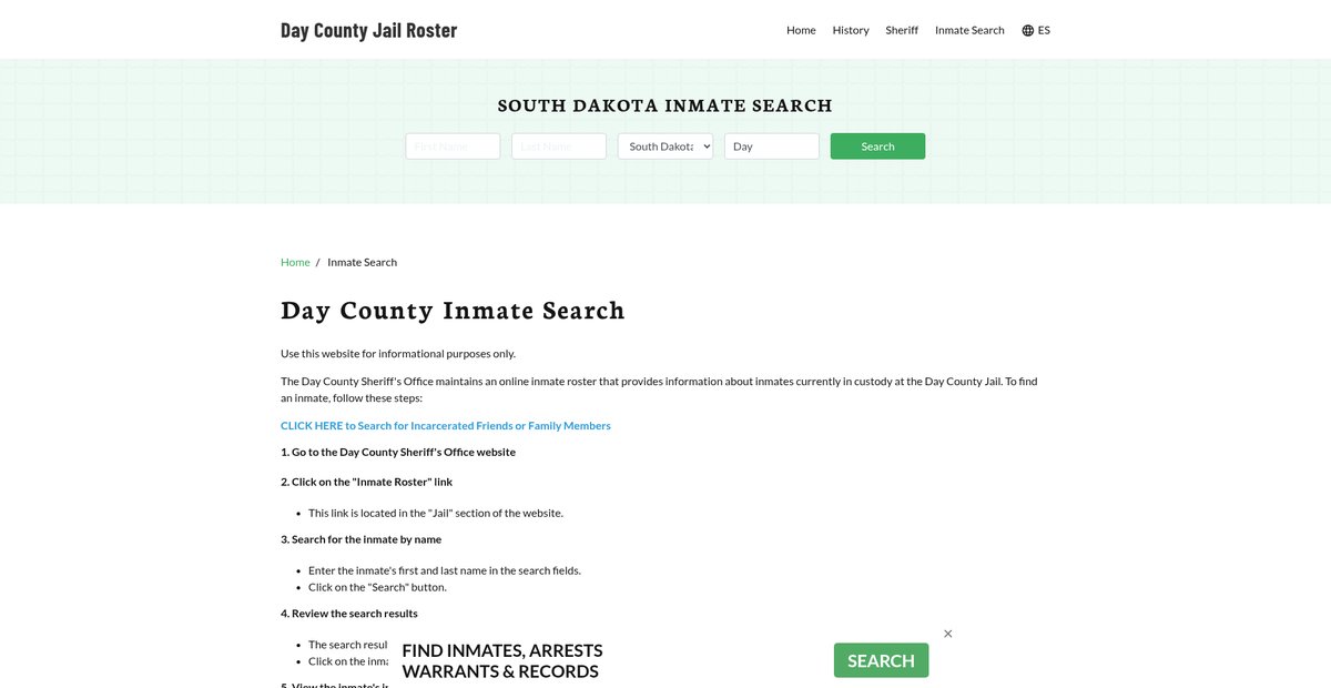 Preview of daycountyjail.org