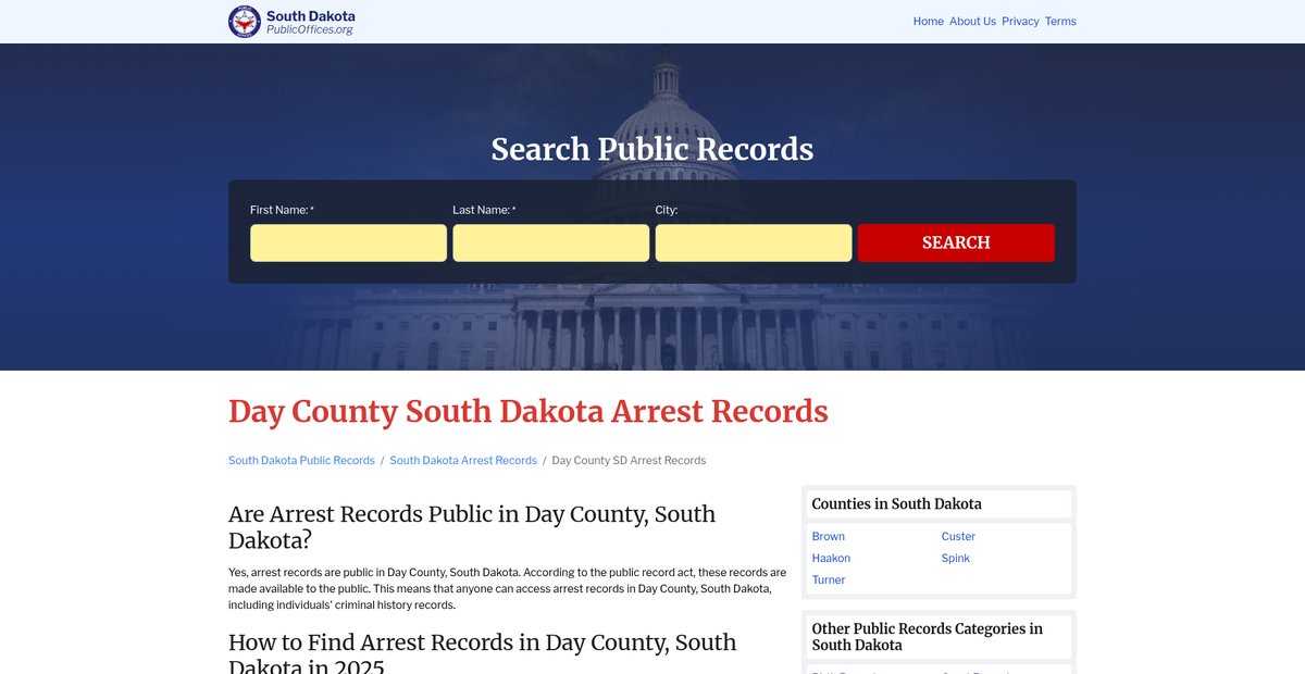 Preview of southdakota.publicoffices.org