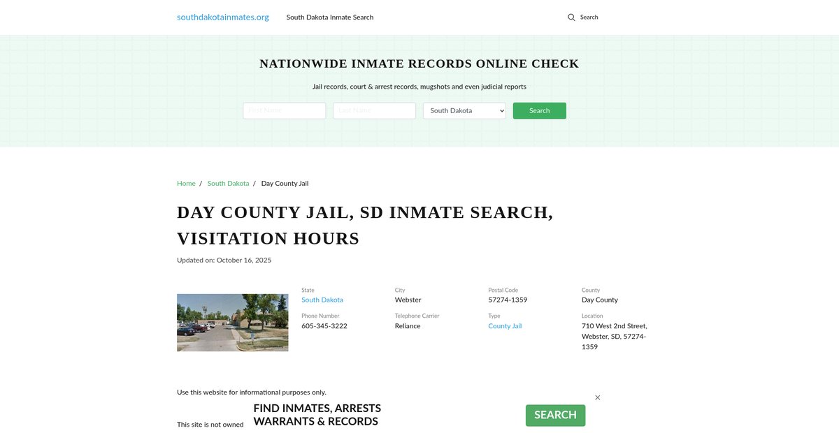 Preview of southdakotainmates.org
