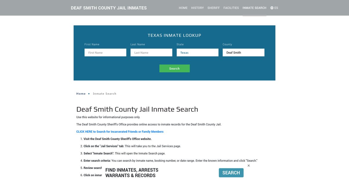 Preview of deafsmithjailroster.org