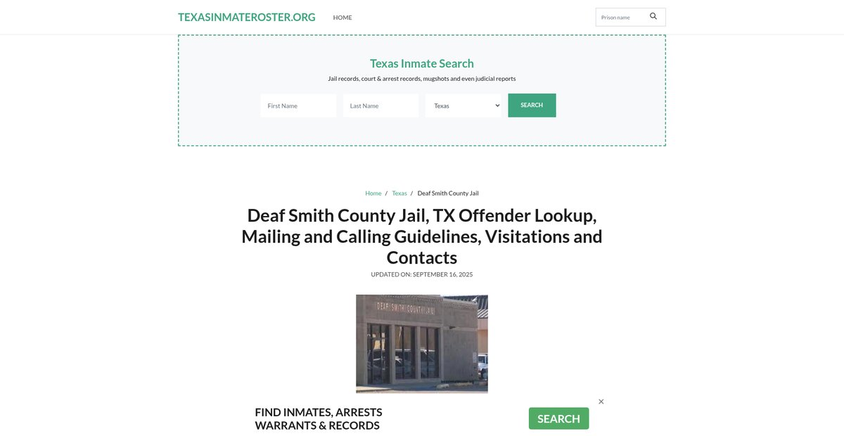 Preview of texasinmateroster.org