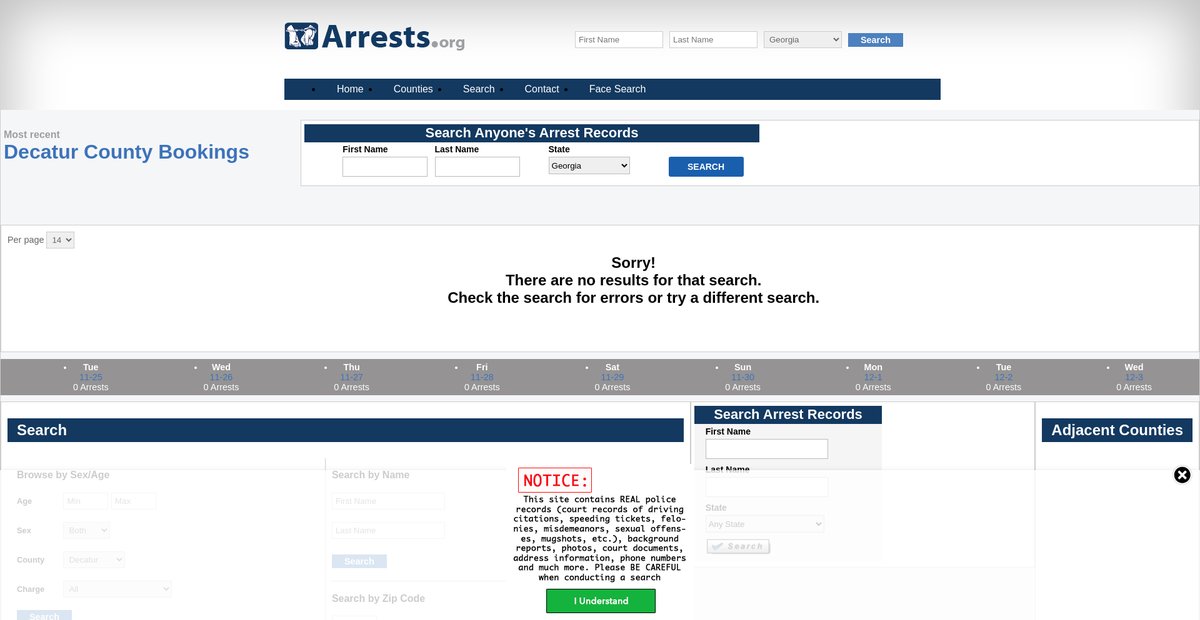 Preview of georgia.arrests.org