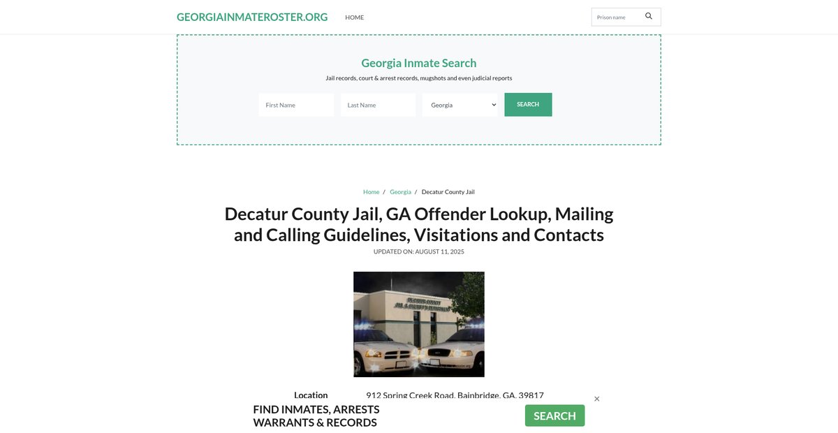 Preview of georgiainmateroster.org