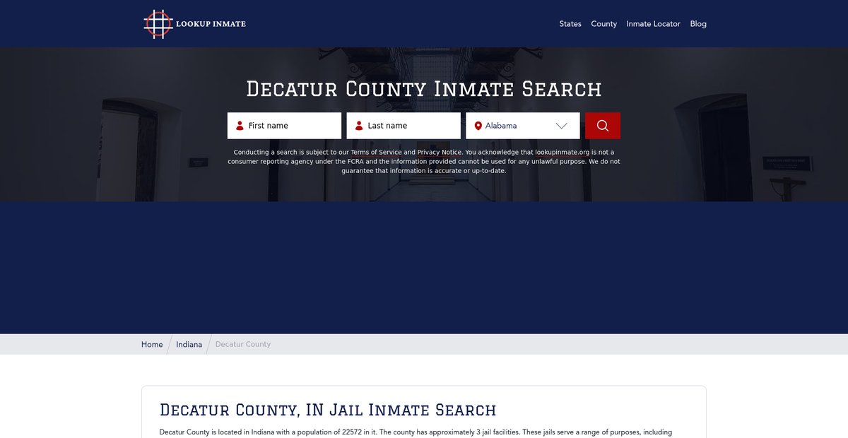 Preview of lookupinmate.org