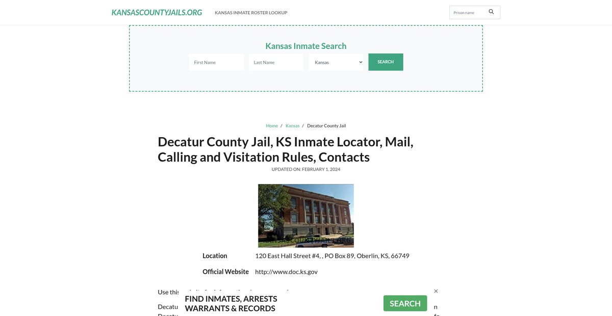 Preview of kansascountyjails.org