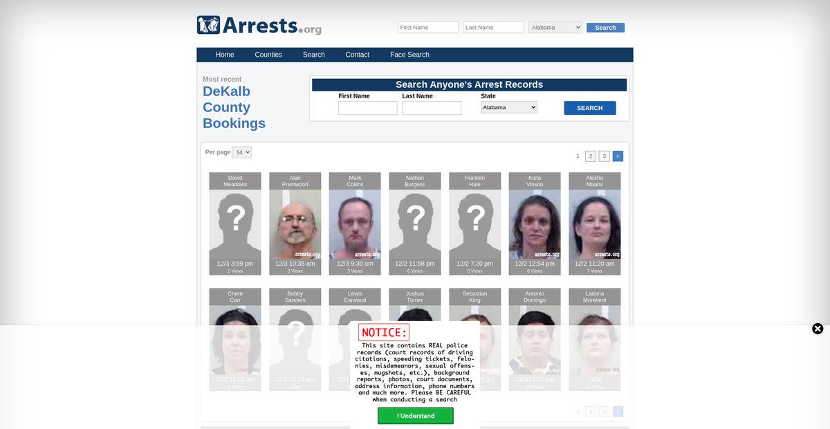 Preview of alabama.arrests.org