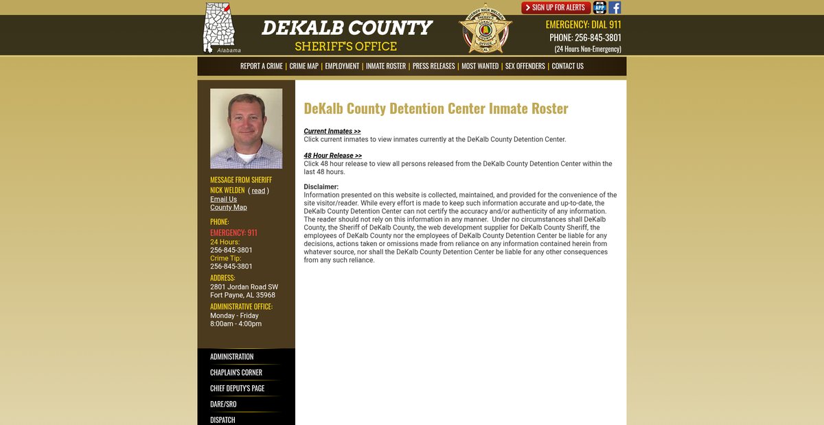 Preview of dekalbcountysheriff.org