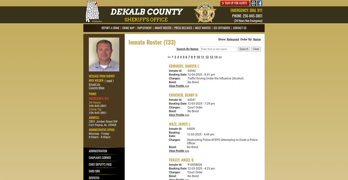 Preview of dekalbcountysheriff.org