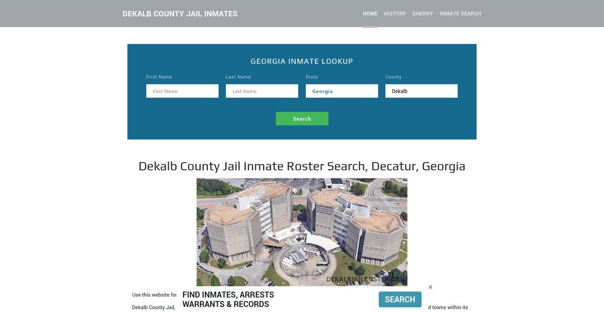 Preview of dekalbjailroster.org