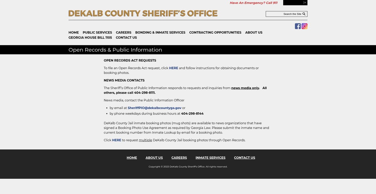 Preview of dekalbsheriff.org