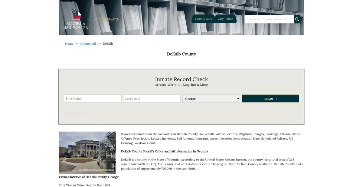 Preview of georgiajailroster.com