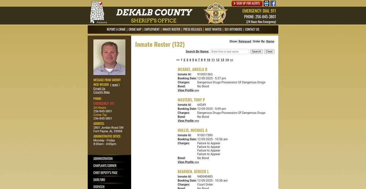 Preview of dekalbcountysheriff.org