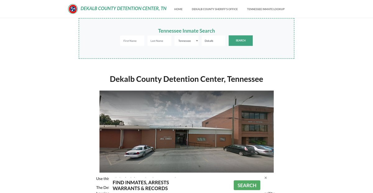 Preview of dekalbcountydetentiontn.org