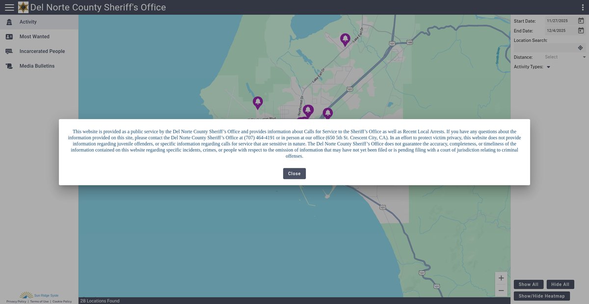 Preview of delnorte.citizenrims.com
