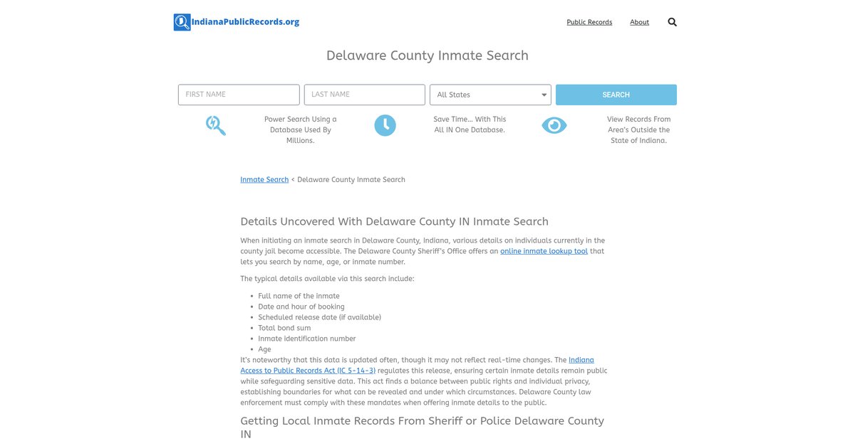 Preview of indianapublicrecords.org