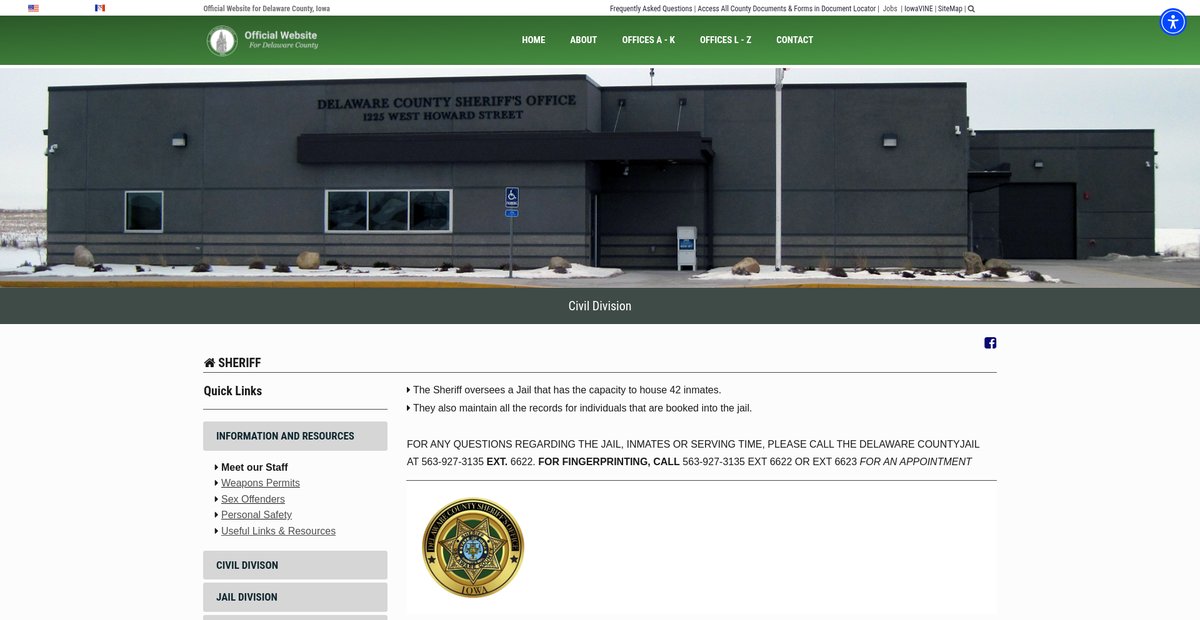 Preview of delawarecounty.iowa.gov