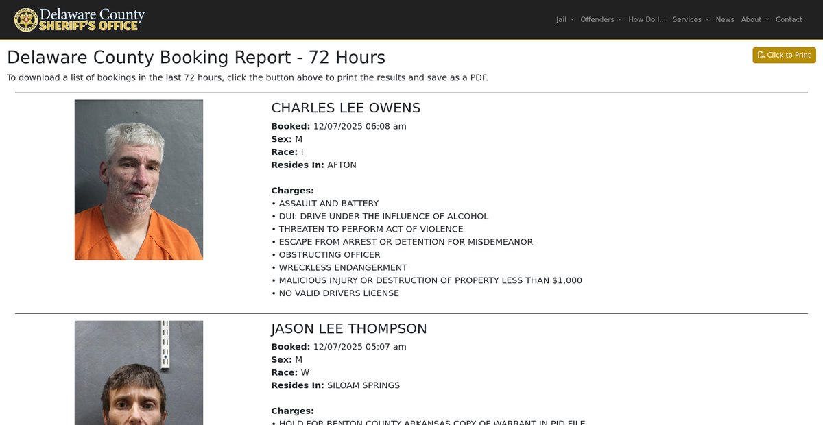 Preview of delcosheriff.org