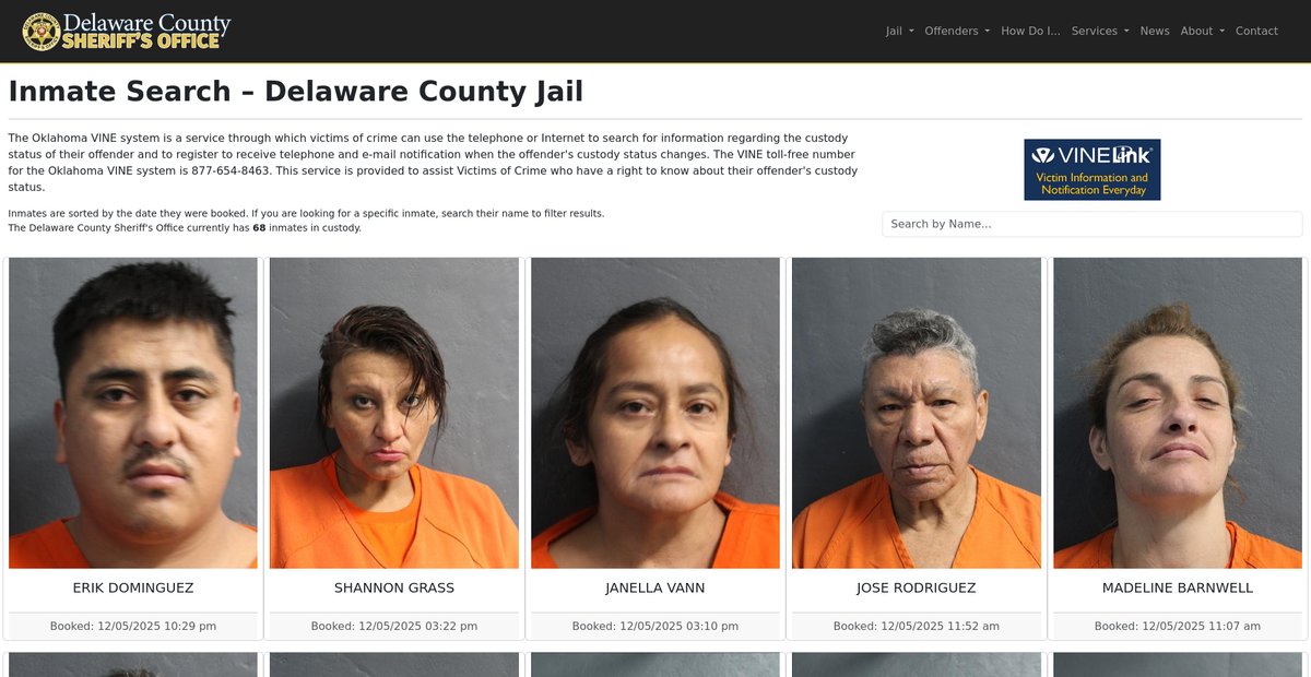 Preview of delcosheriff.org