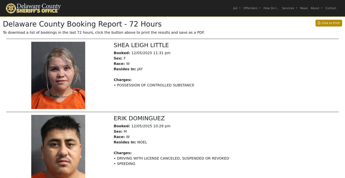 Preview of delcosheriff.org