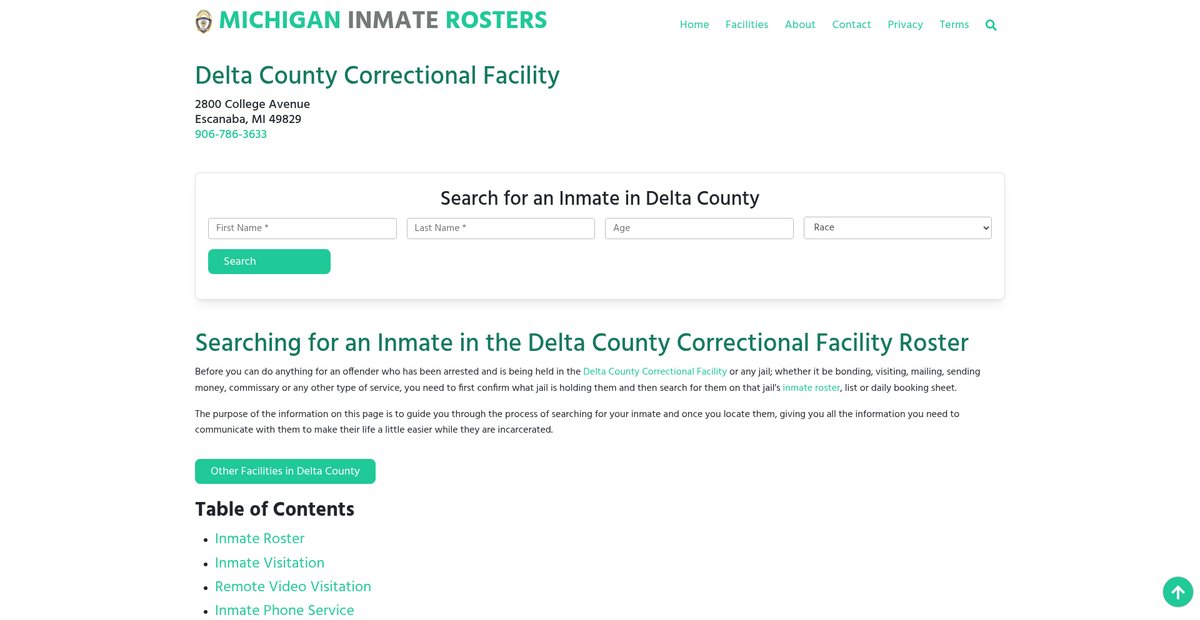 Preview of michiganinmaterosters.org