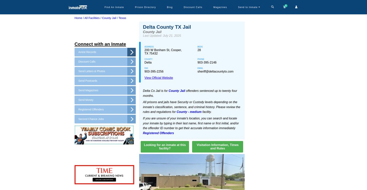Preview of inmateaid.com
