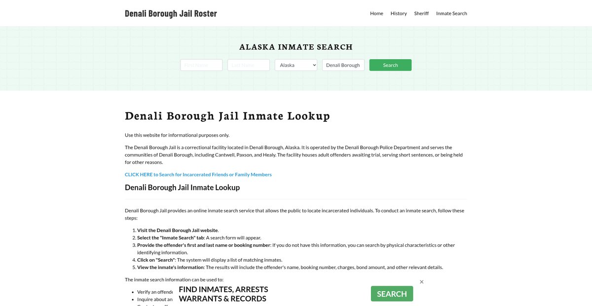Preview of denalicountyjail.org