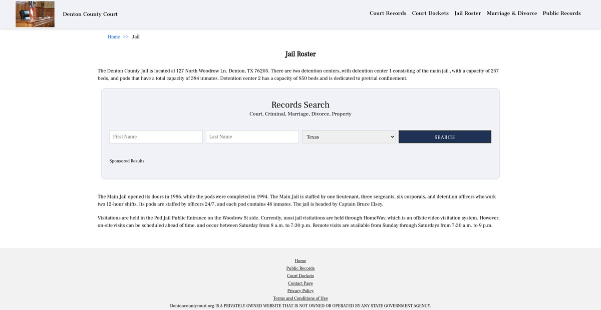 Preview of dentoncountycourt.org