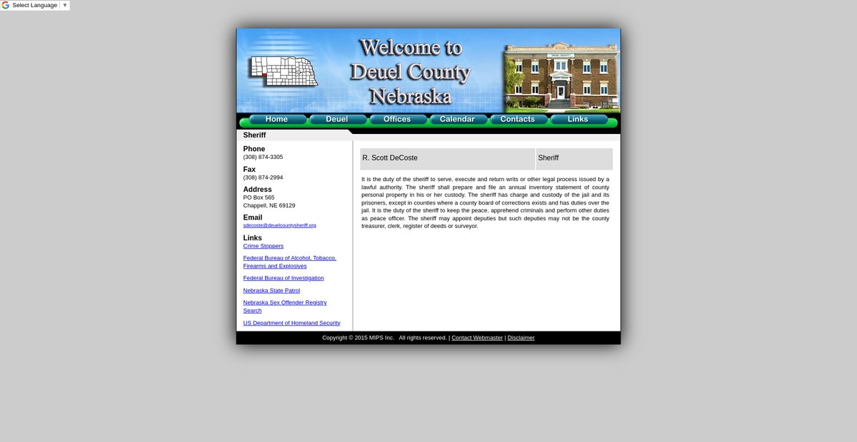 Preview of deuelcountyne.gov