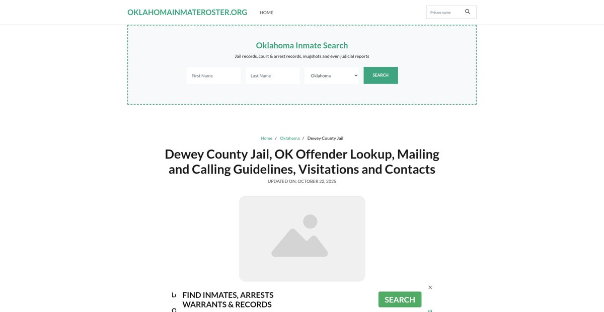 Preview of oklahomainmateroster.org