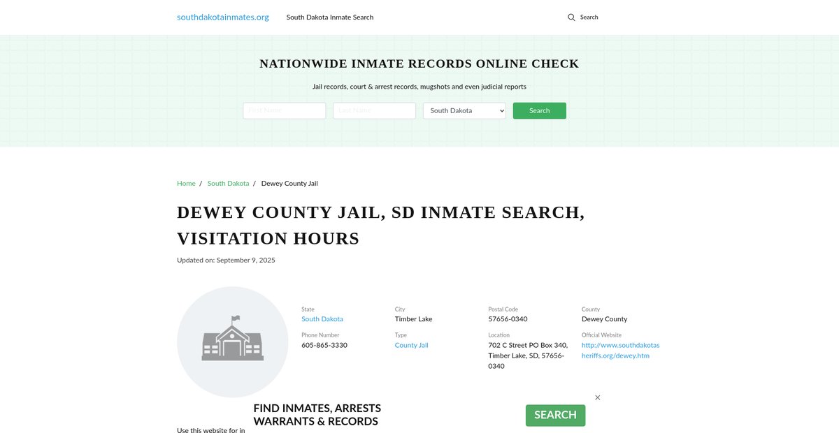 Preview of southdakotainmates.org