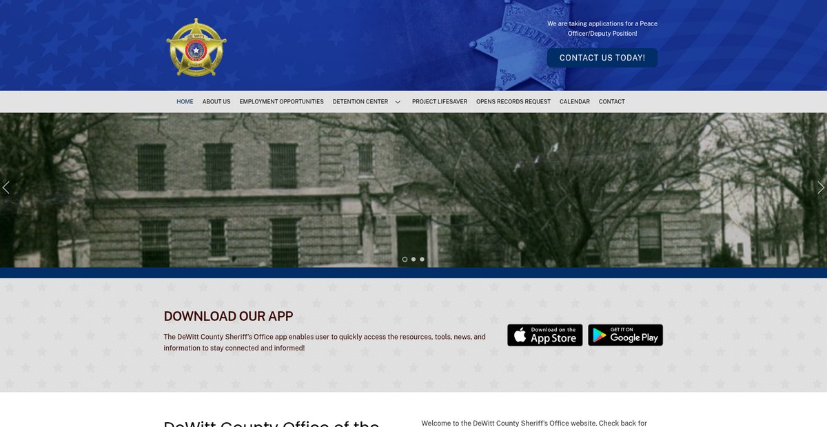 Preview of dewittsheriff.org