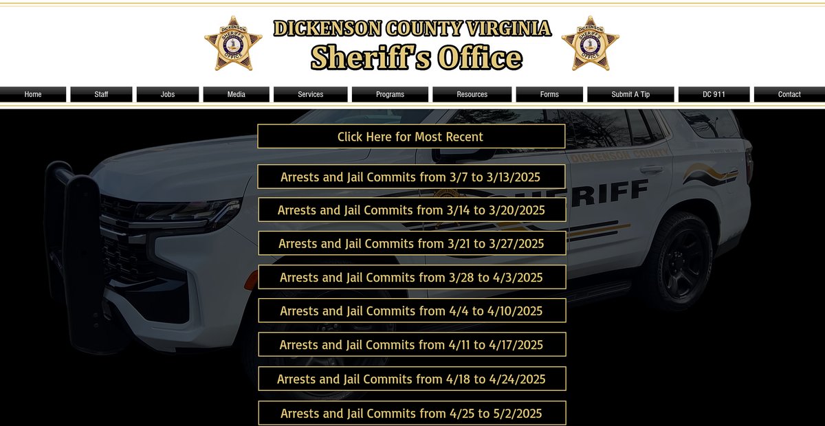 Preview of dickensoncountysheriff.net