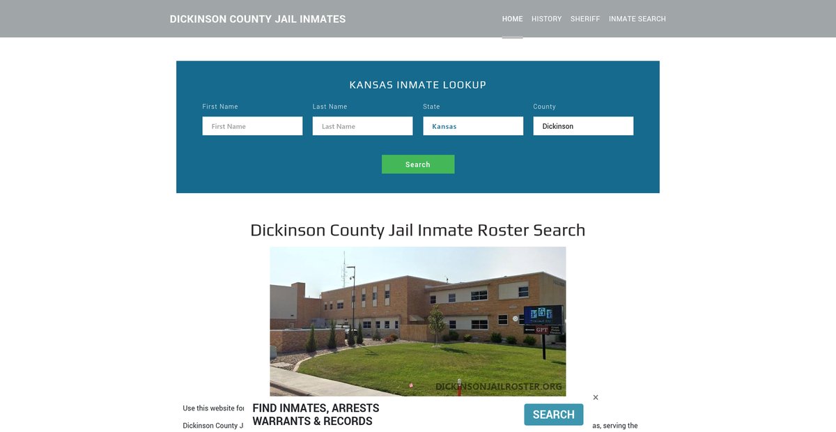 Preview of dickinsonjailroster.org