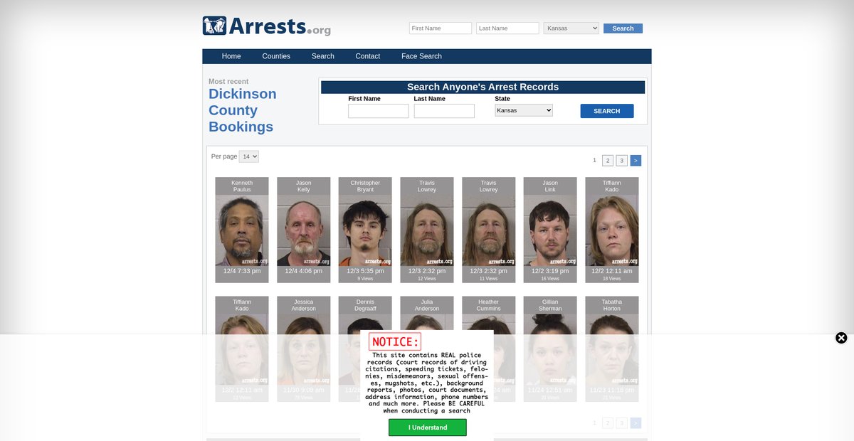 Preview of kansas.arrests.org