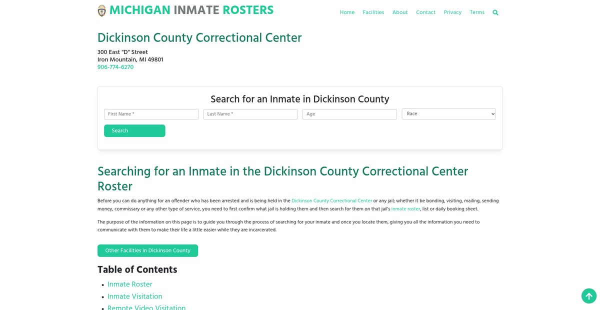 Preview of michiganinmaterosters.org