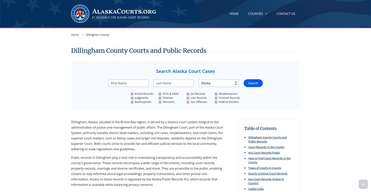 Preview of alaskacourts.org