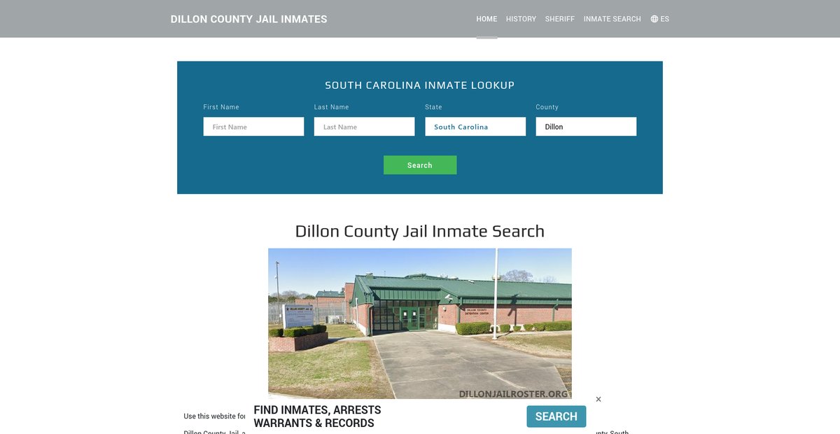 Preview of dillonjailroster.org