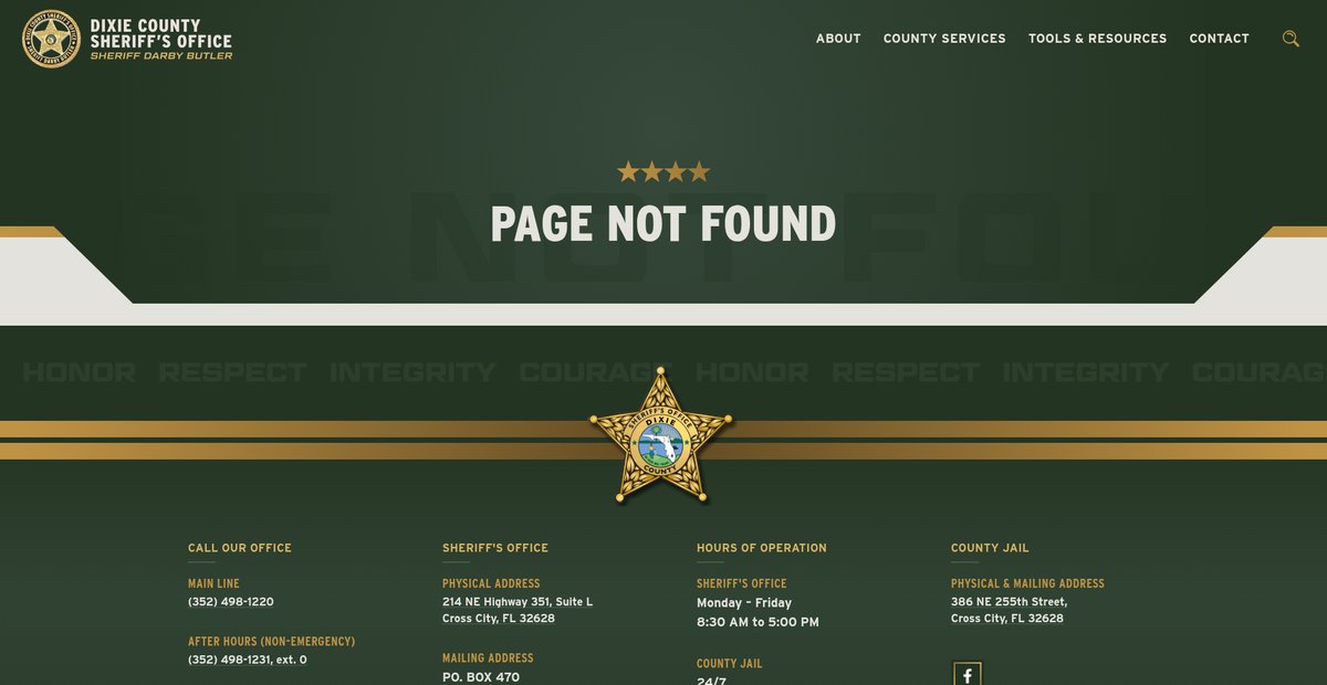 Preview of dixiesheriff.org
