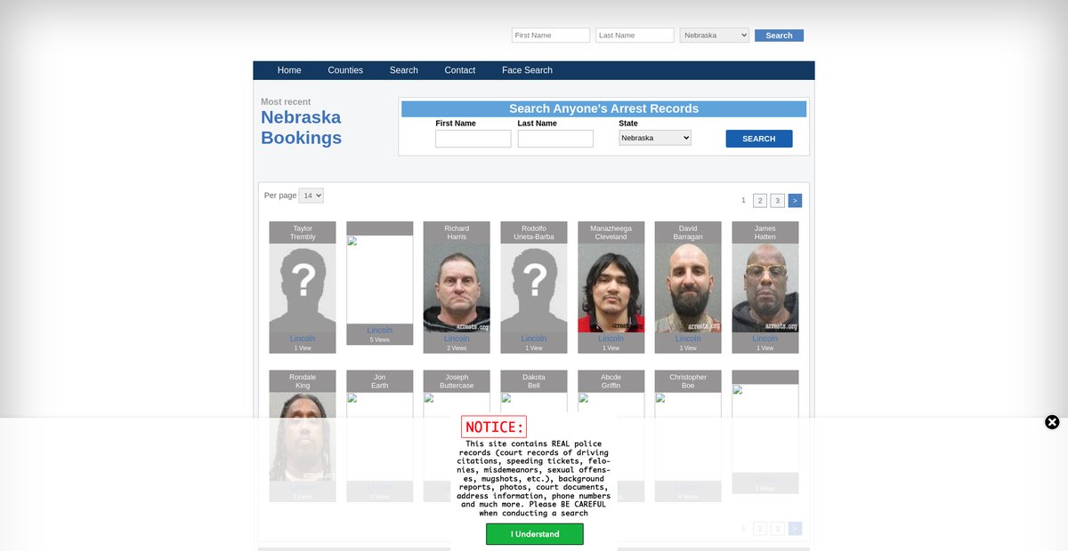 Preview of nebraska.arrests.org