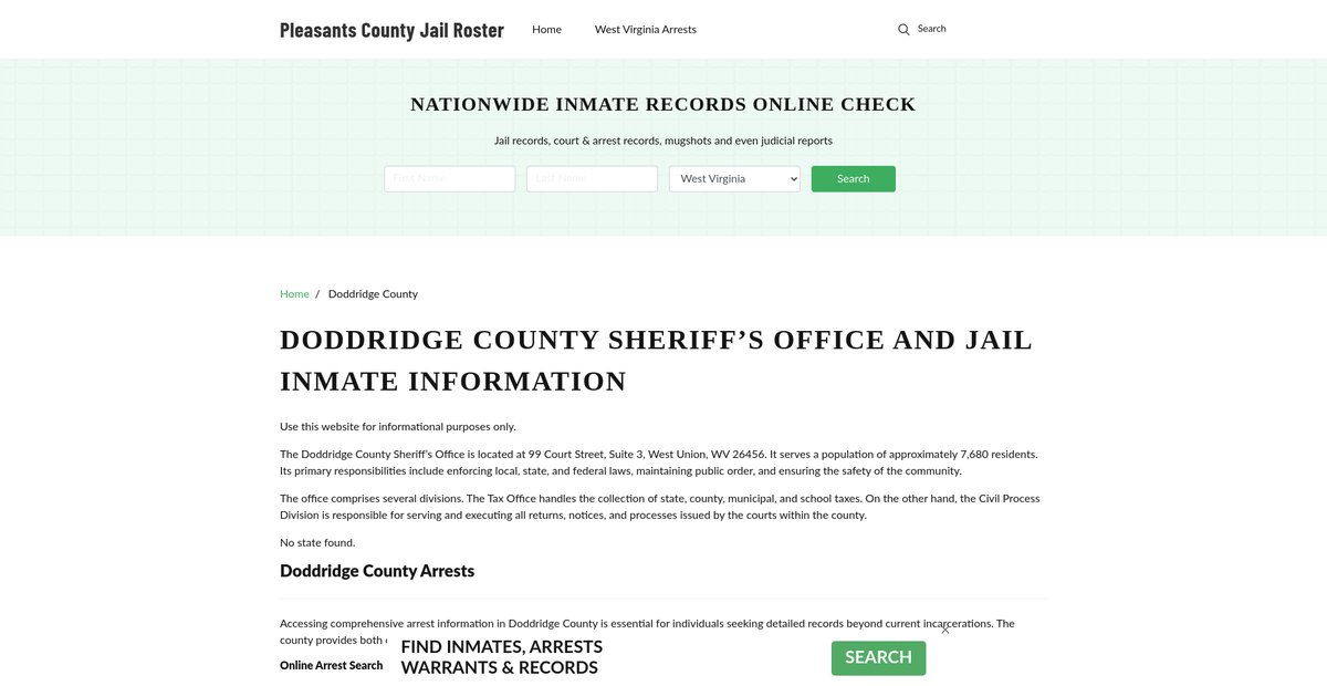 Preview of pleasantscountywv.org