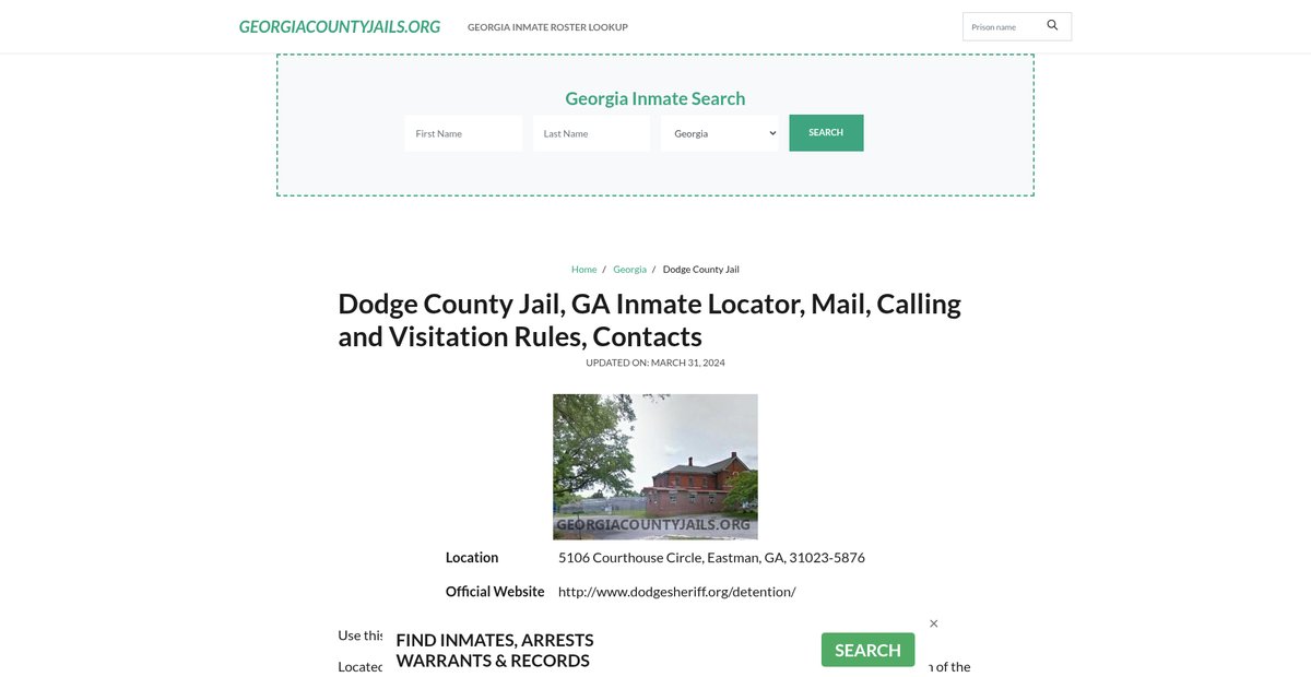 Preview of georgiacountyjails.org
