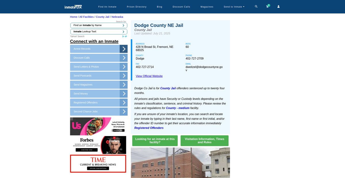 Preview of inmateaid.com