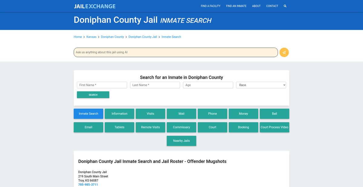 Preview of jailexchange.com